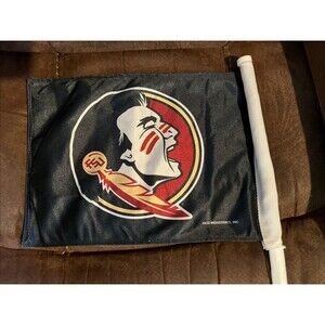 Florida State Seminoles Black Car Flag